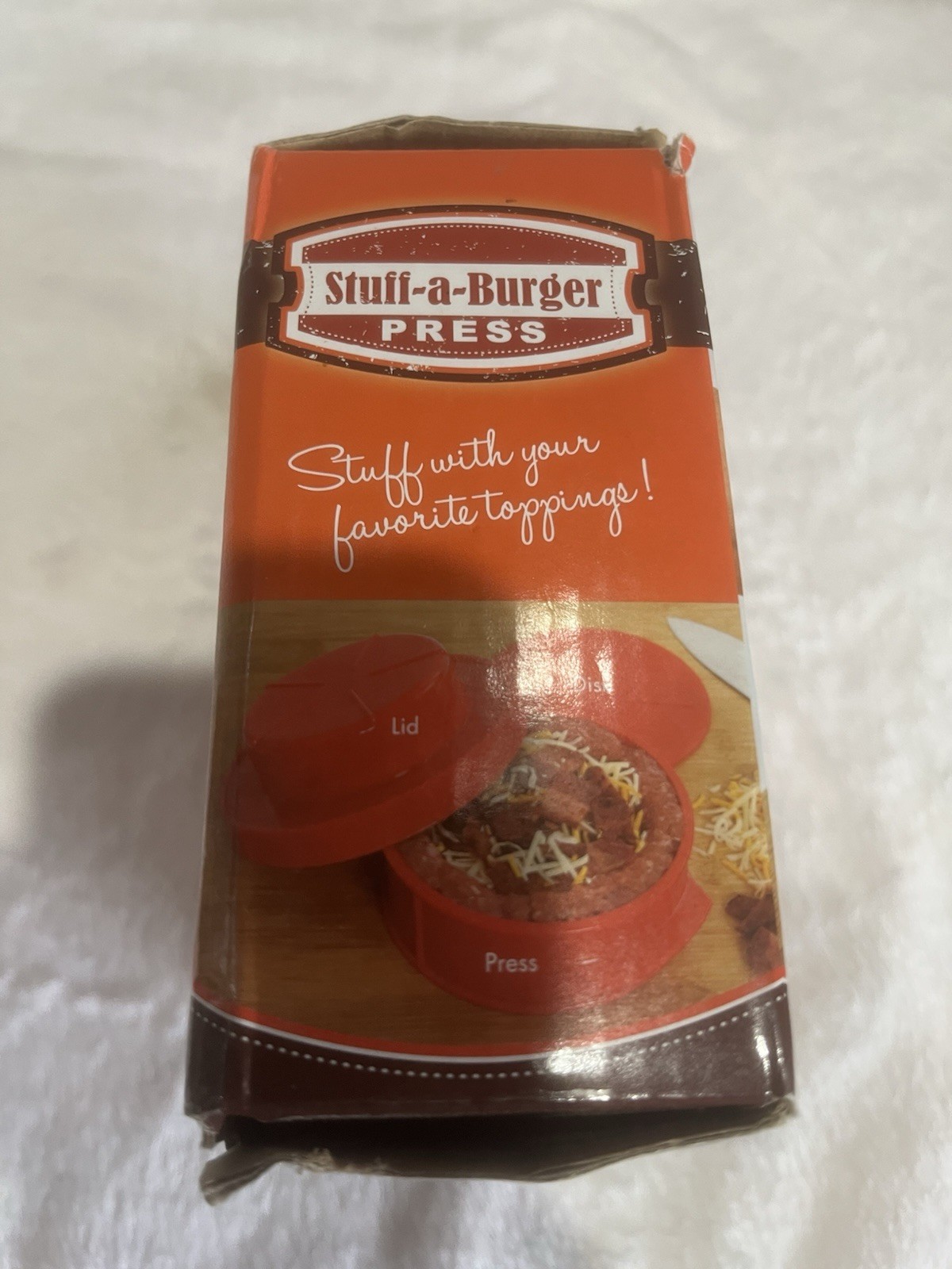 STUFF-A-BURGER PLASTIC HAMBURGER PATTY MAKER PRESS BBQ NO MESS PRESS gallery