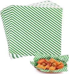 Mother’s Day Parchment Paper for Donuts 12 * 12 Inch, 100 Pcs Food Basket Liners
