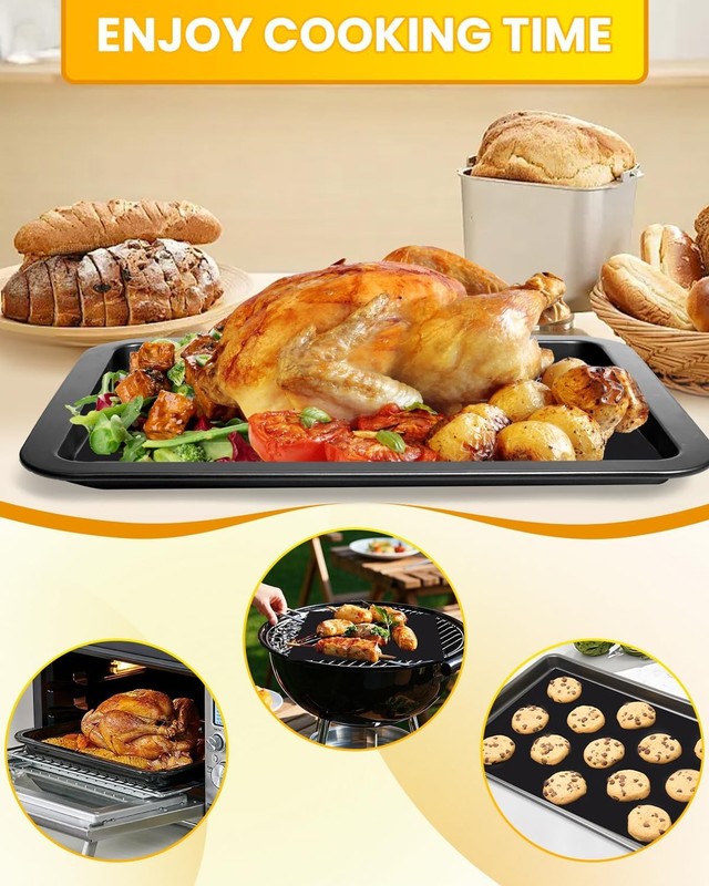 154PCs Air Fryer Liners For BOV900, 150PCs Parchment Paper+4PCs Teflon Mats gallery