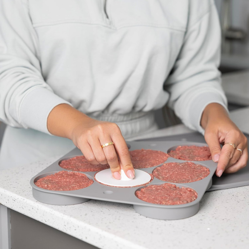 Burger Patty Maker and Storage Tray, 8 Patty Capacity gallery
