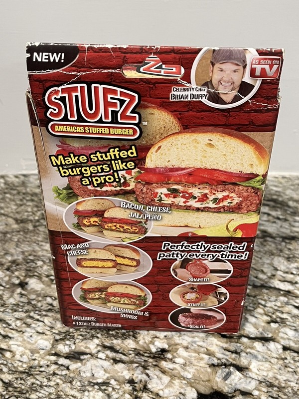Stufz Stuffed Burger Press - Hamburger Patty Maker - As Seen On TV gallery