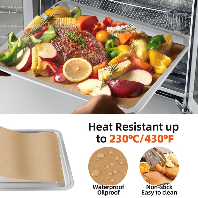 Air Fryer Liners Compatible with Emeril Lagasse 26 QT 11*10 inches, Black gallery