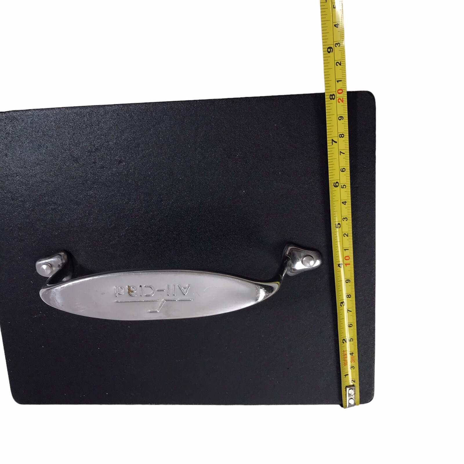 ALL-CLAD Heavy Cast Iron Burger Panini Bacon Sandwich Grill Press 8" x 10" gallery