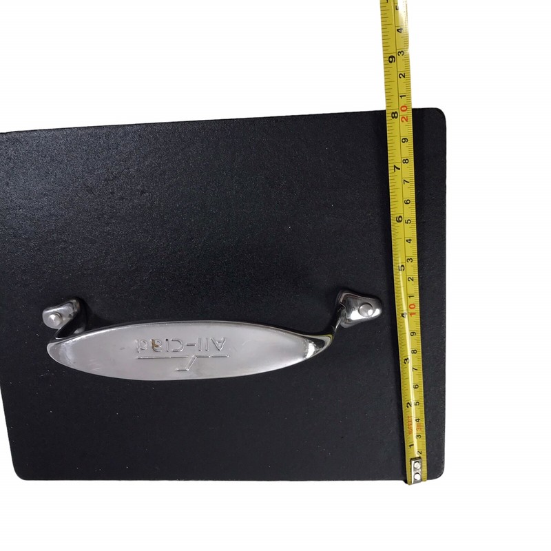 ALL-CLAD Heavy Cast Iron Burger Panini Bacon Sandwich Grill Press 8" x 10" gallery