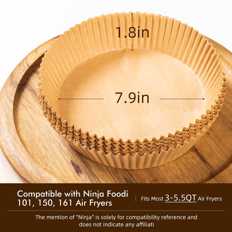 Sipnore 200PCS Round 7.9" Non-Stick Disposable 7.9, gallery