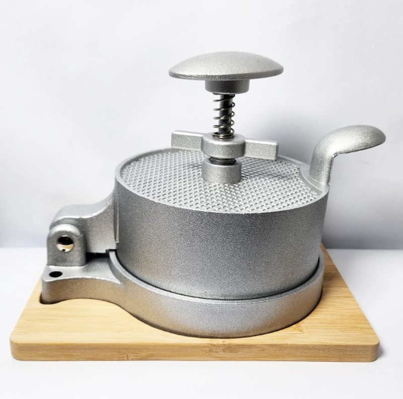 Spring Filled Hamburger Maker Tool Nonstick Face Quick Tidying For Beef Chicken gallery