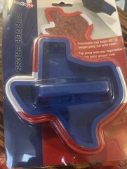 Texas Shaped Burger Press Cookie Cutter New In Package
