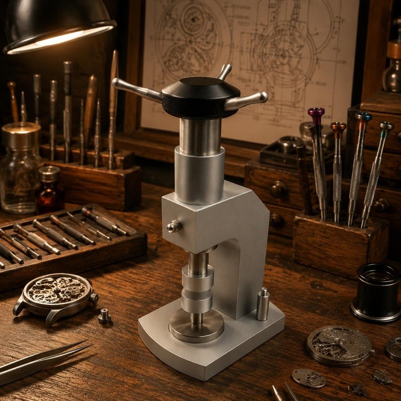 Large Watch Housing Press Stable Base Repair Tool for Watchmakers gallery