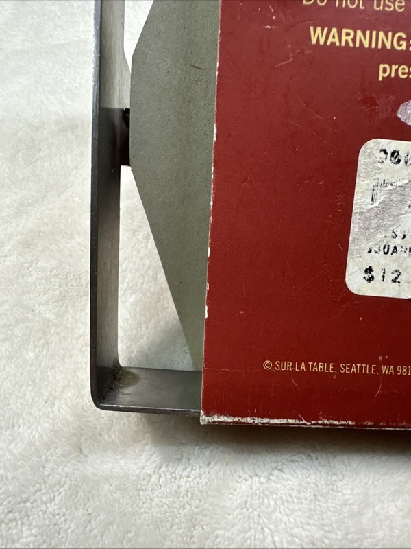 Sur La Table Square Burger Press Stainless Steel Brand New Unused 1/2 Lb Patties gallery