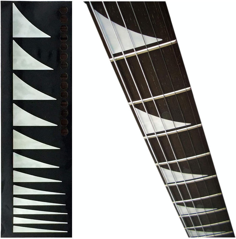 Fretboard Markers Inlay Stickers Decals for Guitars & Bass - Shark-Fin Jackson gallery