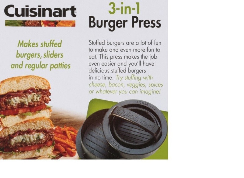 Cuisinart 3-in-1 Burger Press Tool Makes Delicious Stuffed Burgers gallery