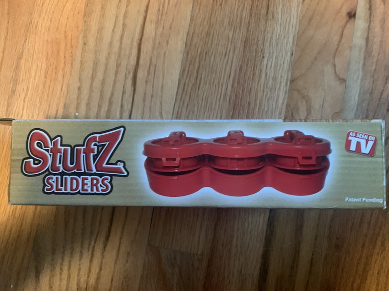 *Stufz Sliders Burgers Press Sealed Sliders Patty Maker 3 At Once As Seen On TV gallery