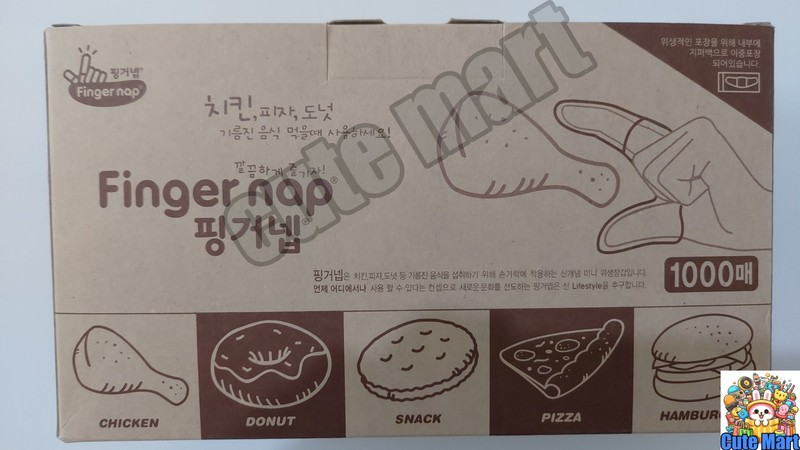 Finger Nap Sanitary Disposable Clear Glove Hamburger Donut Pizza Chicken 1000pcs gallery