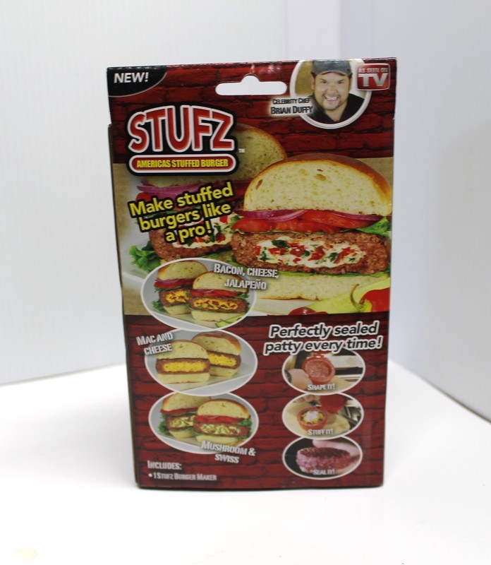 STUFZ Stuffed Burger Press, New In Box As Seen On TV gallery