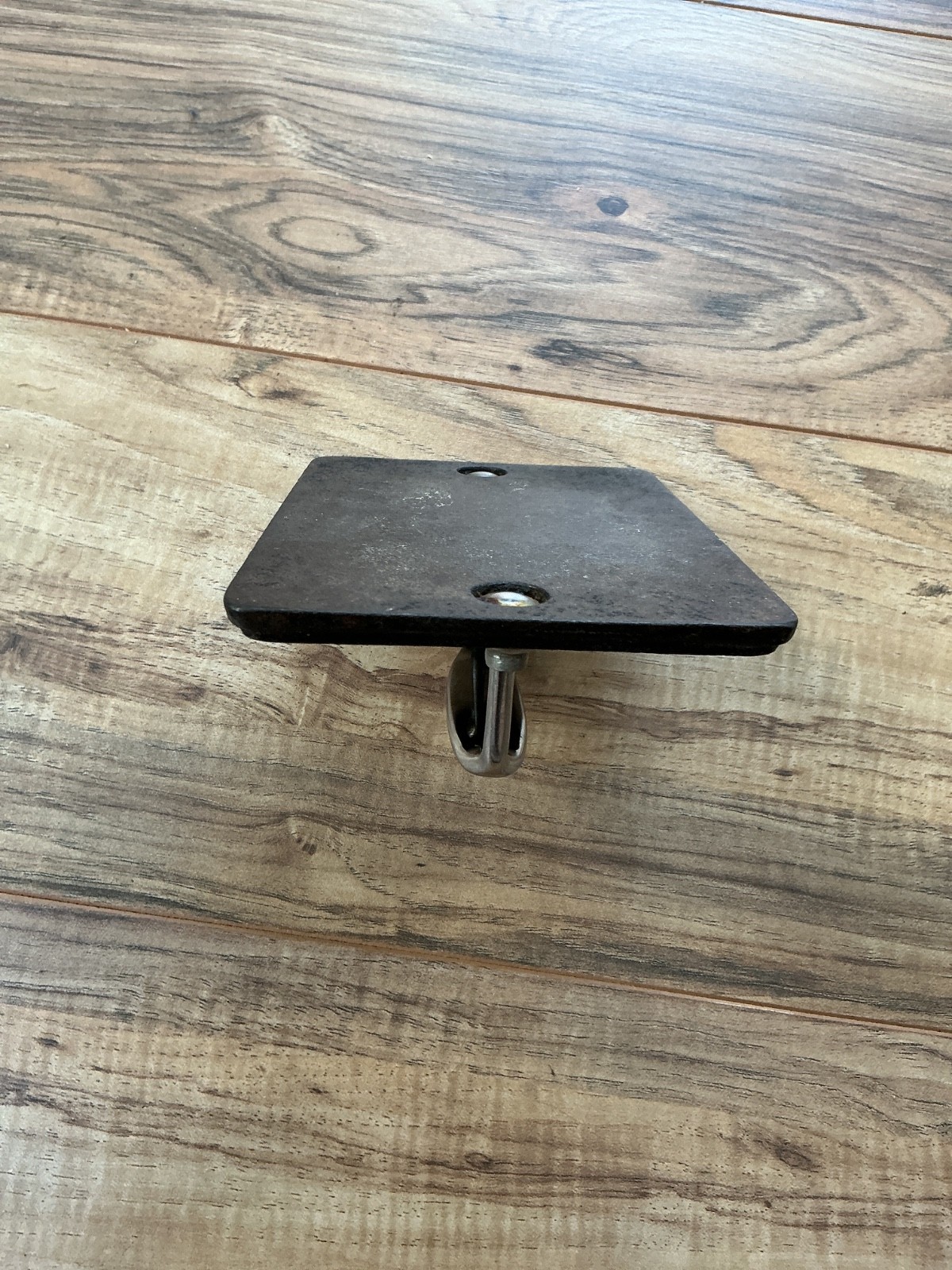 Nice Emeril Cast Iron Burger Panini Sandwich Grill Press 4.5"x6.5" gallery