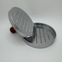 Burger Press Patty Maker with Wooden Handle – Nonstick Aluminum Mold Kitchen BBQ