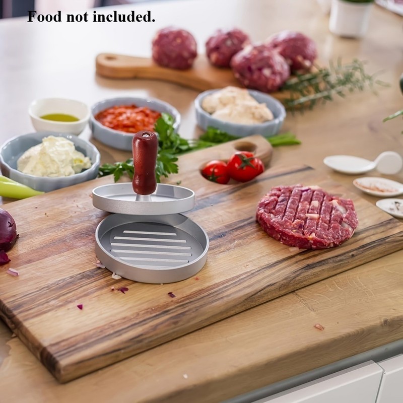 Robust Comfortable Consistent Food-Safe Convenient Sleek Burger Patty Maker Tool gallery
