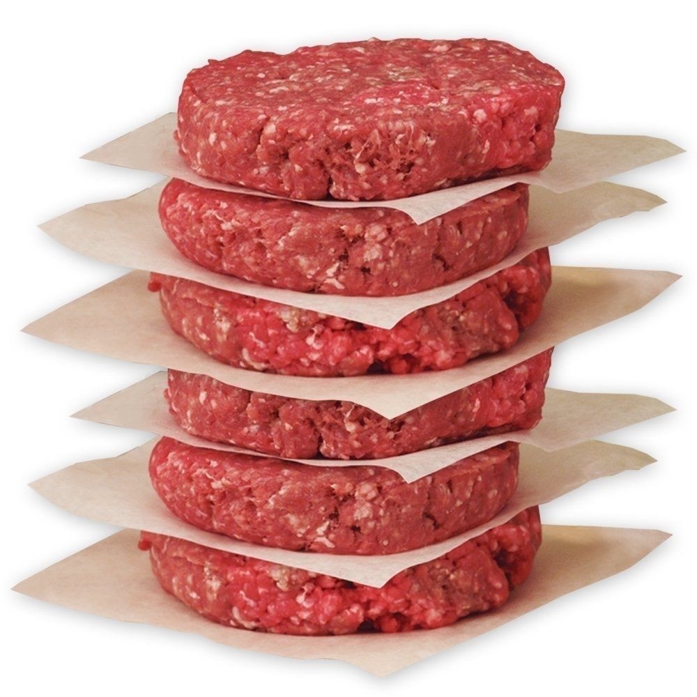 Silicone CoatedSquare Parchment Hamburger Patty Paper 5.5" x 5.5" - 2000 Sheets gallery