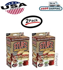(2 Pack) STUFZ Americas Stuffed Burger | Make Burgers Like a Pro, As-Seen-On TV