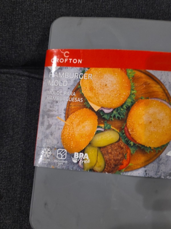 Crofton Burger Master Mold Innovative 8-in-1 Burger Press & Freezer Container N gallery