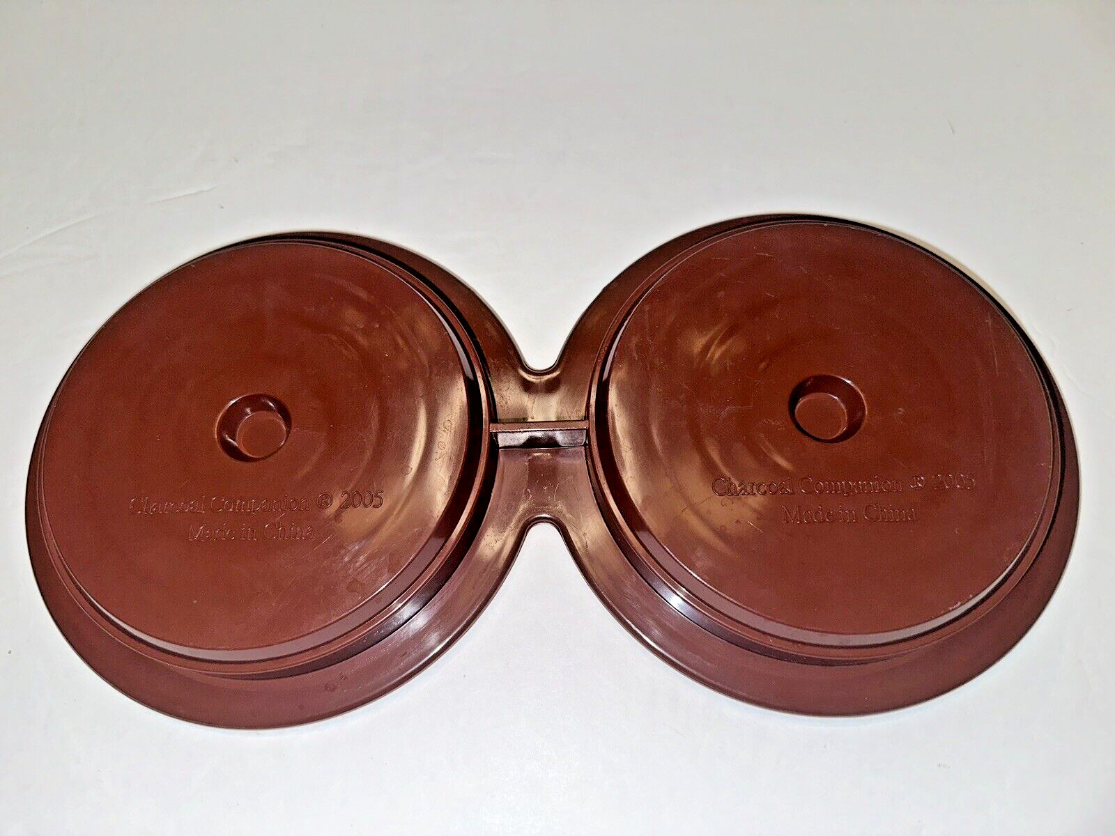 Charcoal Companion Double Hamburger Press Mold - 4.5" Circular Burger Patties gallery