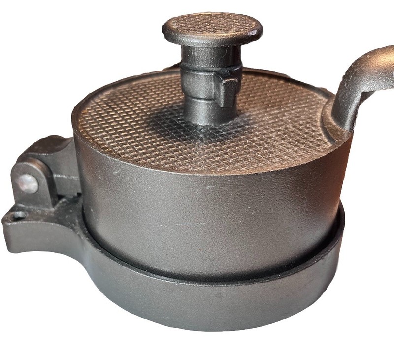 Burger Single Press Cast Aluminum Nonstick Adjustable Hamburger Mold Heavy Duty gallery