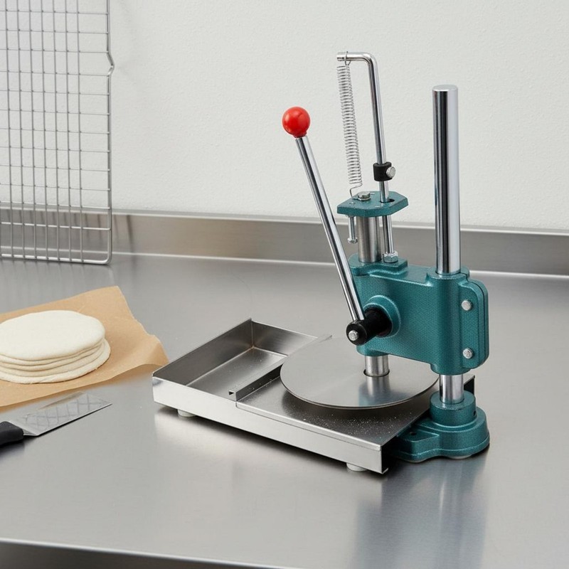 Manual Pastry Press Long-Lasting Metal Build Pastry Flattening Press Sturdy gallery