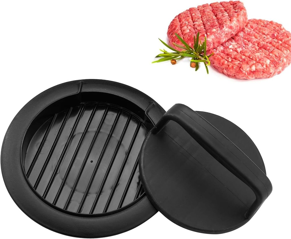 Burger Press Patty Maker, Round Non-Stick Stuffed Hamburger Press...