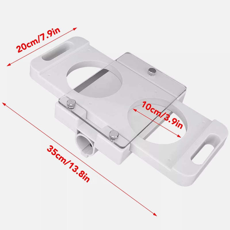 Hamburger Pressing Mould Maker Non Stick 2 Holes ABS Hamburger Press Patty Hot gallery
