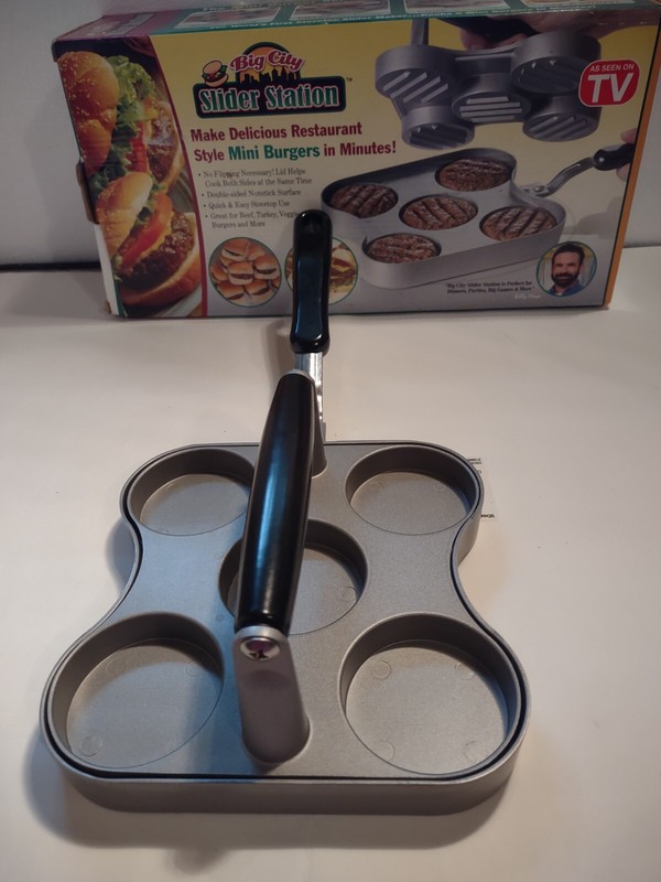 Big City Slider Station Slider Station Mini Burger As seen On TV Kitchen Cooking gallery