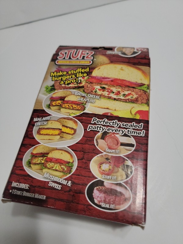 Stufz Stuffed Burger Press - Hamburger Patty Maker - As Seen On TV gallery