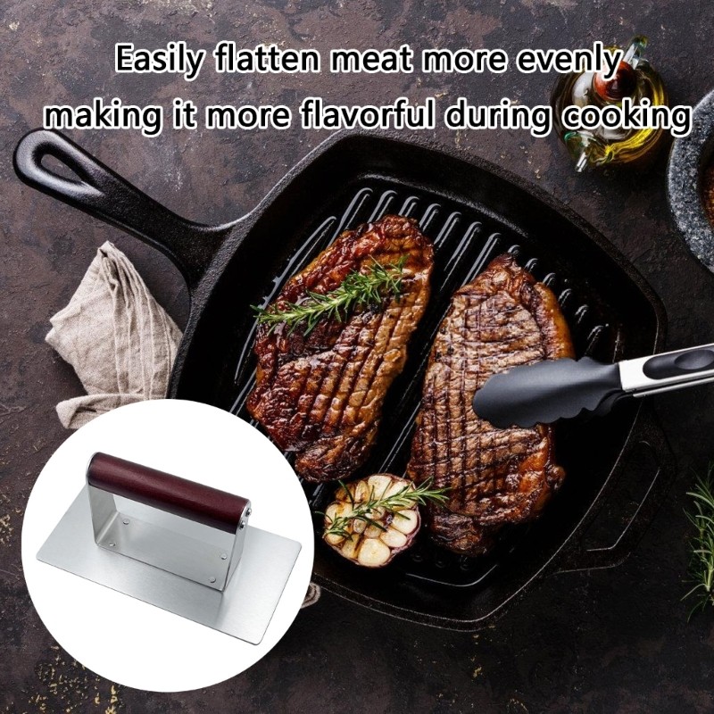 Durable Manual Pressing Tool Square Hamburger Molds For Even Thickness gallery
