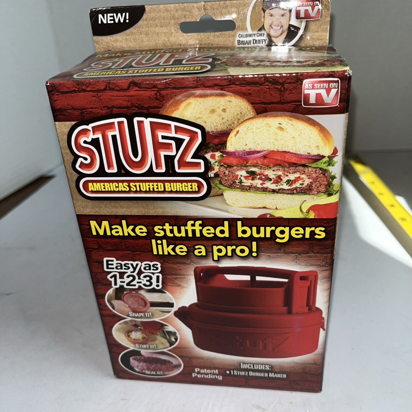 As Seen On TV America's Stuffed Burger STUFZ - New But OPENED gallery
