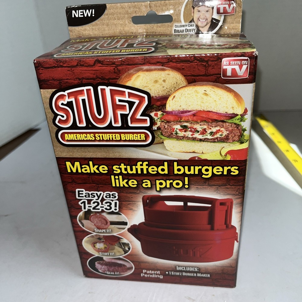 As Seen On TV America's Stuffed Burger STUFZ - New But OPENED