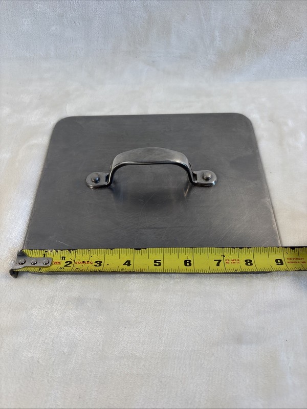 Large professional Heavy Duty Stainless Steel Meat Press - 3.2 lbs - 9” x 8” gallery