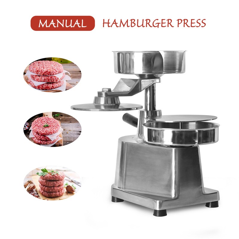 4"/5"/6" Commercial Hamburger Burger Press Machine Non-Stick Patty Maker gallery