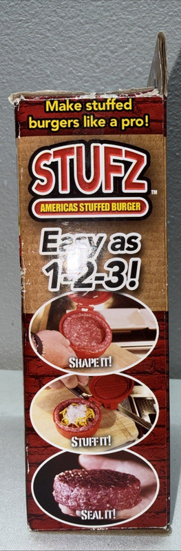 STUFZ Americas Stuffed Burger (1 Pack) | Make Burgers Like a Pro, As-Seen-On TV gallery