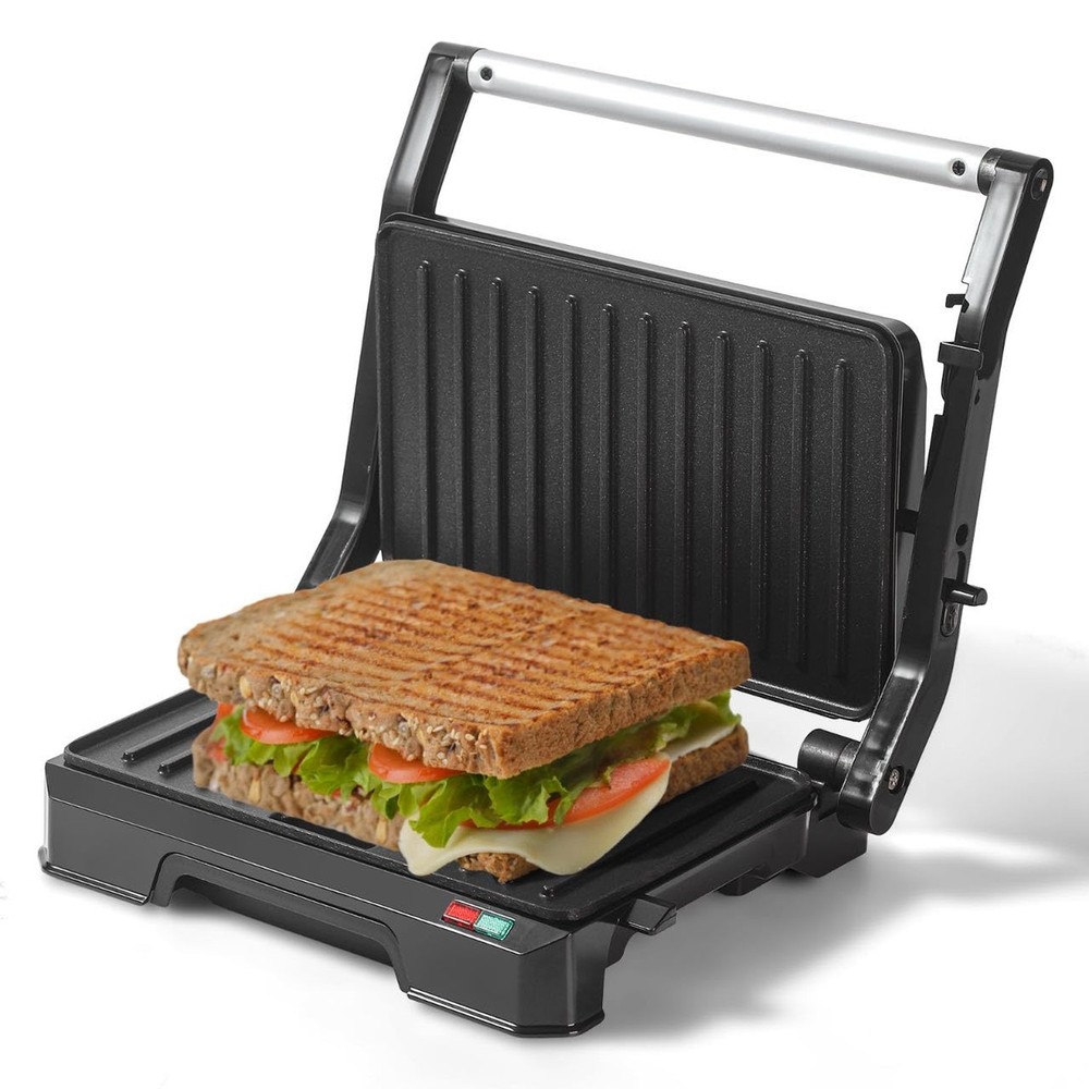 UVFAST Small Panini Press Grill Sandwich Maker, Electric 3 in 1 Panini Sandwi...
