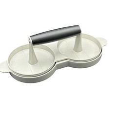 Williams Sonoma Double Burger Press Nonstick Aluminum Plates Grilling Gift