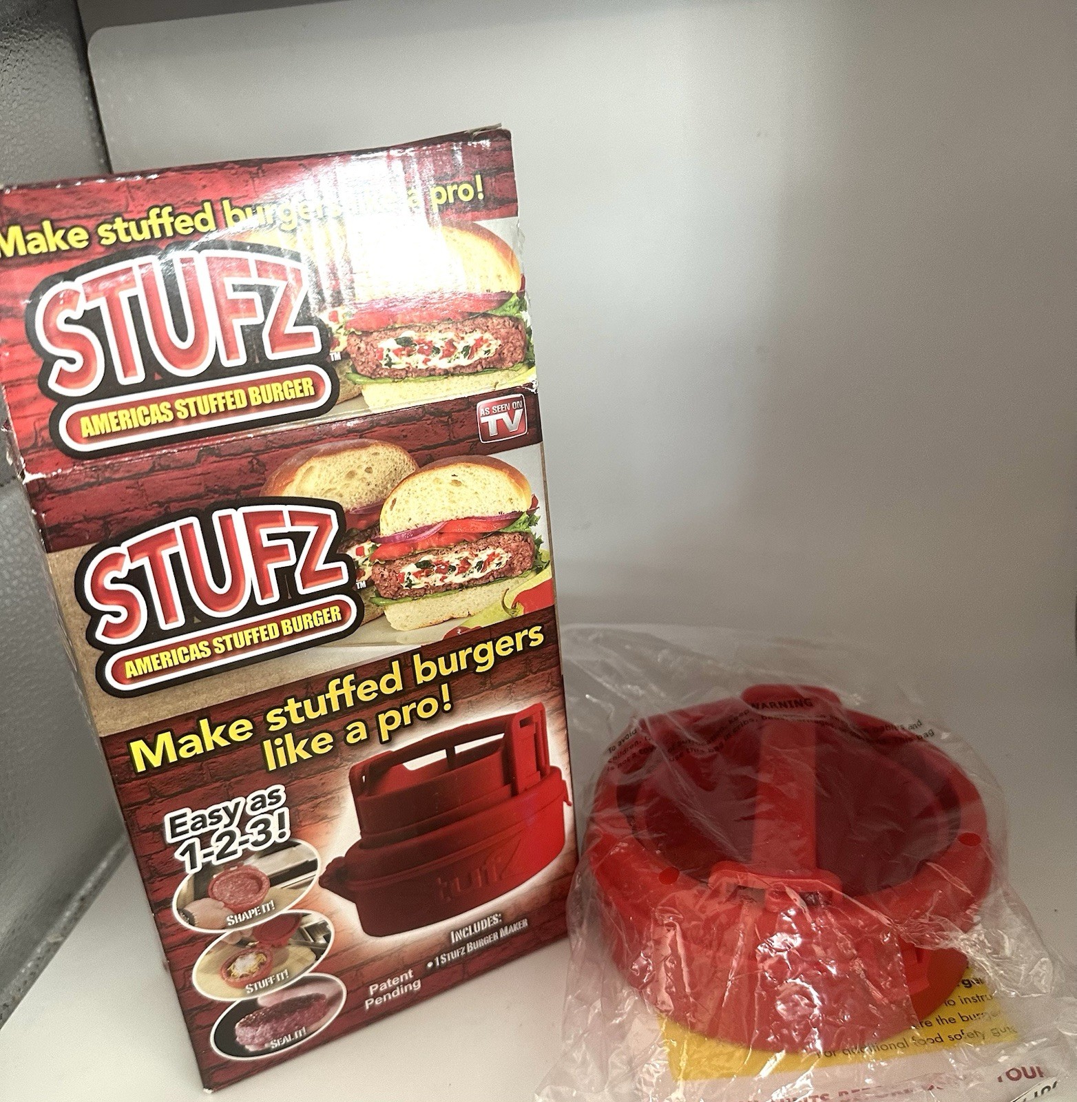 Stufz Stuffed Burger Press - Hamburger Patty Maker - As Seen On TV gallery