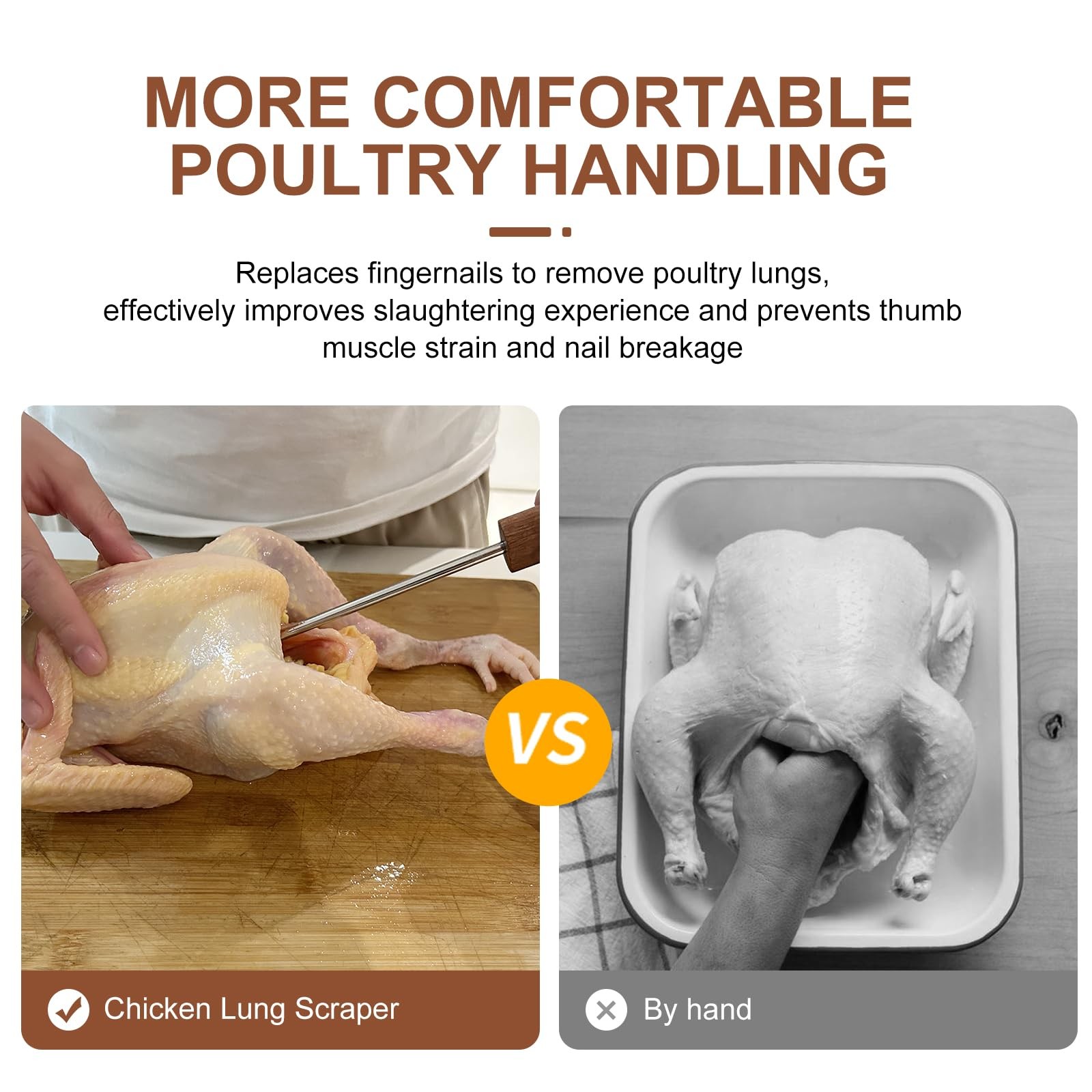 KONIDUN Lung Scraper of Chicken, Chicken Processing Equipment gallery
