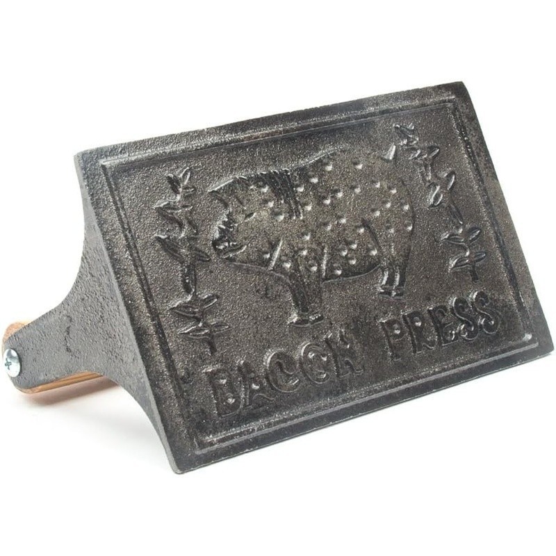 Durable Cast Iron Grill Press Heavy Duty Marking Tool Kitchen Accessory New gallery