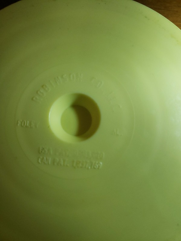 Vtg Robinson’s Burger Press Meat Tastee Rings Foley Alabama USA Yellow Nice gallery