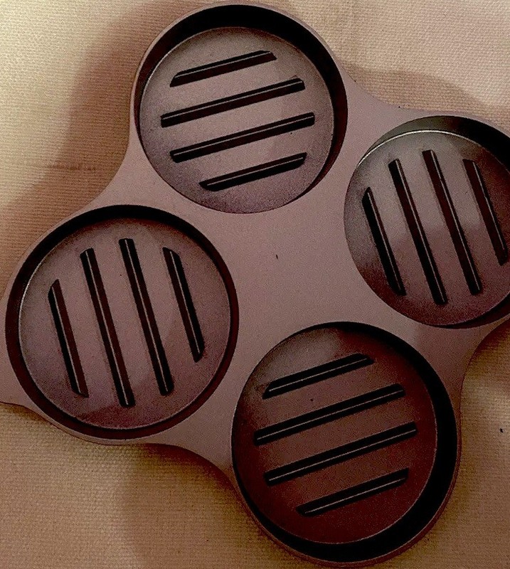 Williams -Sonoma? Mini Slider BURGER PRESS 4 -Hole EUC gallery