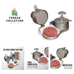 Burger Press, Makes 4 1/2″ Diameter Patties for Hamburger, Crab Cakes, Sausag…