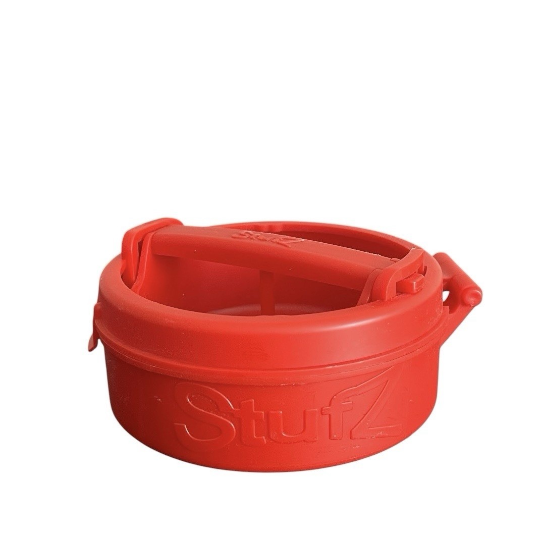Stufz Stuffed Burger Press Hamburger Patty Maker Stuffer Red Dishwasher Safe gallery
