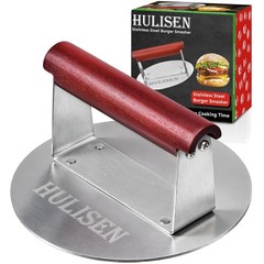 6.2-Inch Stainless Steel Burger Smasher with Extra Wide Heat-Resistant Handle