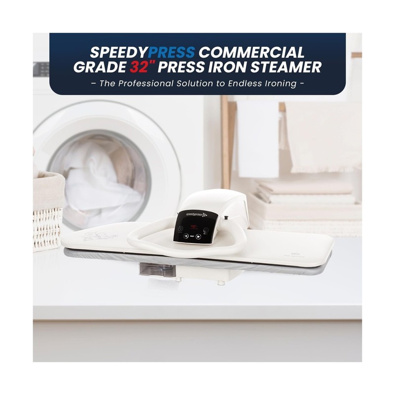 SpeedyPress 80HD Digital Steam Press - 32' XL Heavy-Duty Fabric Press Machine... gallery