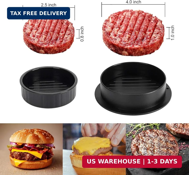 Burger Press Hamburger Patty Maker Slider Press Stuffed Burger Patty Press Regul gallery