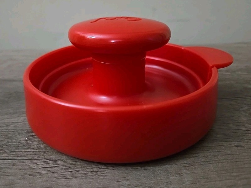 Joie Burger Press and Patty Maker, LFGB Approved BPA Free, One Size, Red gallery